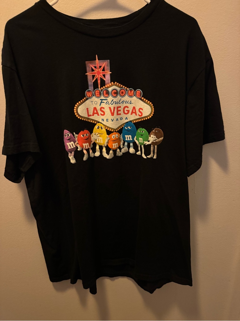 M&M'S Black Las Vegas M&M Characters Graphic Tee